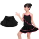 thumbnail image 5 of Disfraces de baile para niña, vestido de falda latina de licra, minifalda de baile de salón para niños, interior con pantalones cortos, espectáculo de escenario, 5 of 5