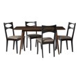 thumbnail image 3 of Table de Salle à Manger Moderne du Milieu du Siècle avec Chaises Rembourrées en Noyer, 3 of 4