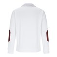 thumbnail image 6 of Womens Half Zip Sweatshirts Colorblocked Long Sleeve Turn-Down Fleece Collar Casual Sweatshirt Pullover Tops (XL, White), 6 of 8