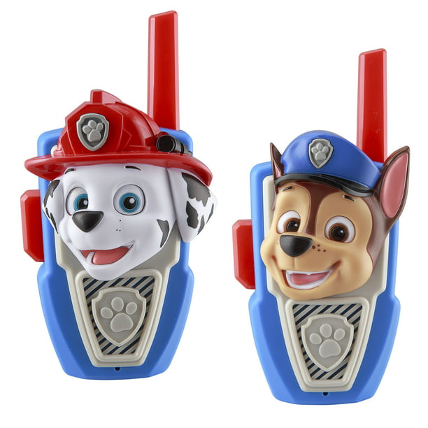 fuzzy udredning Indstilling Nickelodeon Paw Patrol Character Walkie Talkies for Kids With Extended  Range and Static Free Adventures. - Walmart.com
