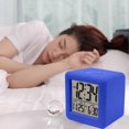 thumbnail image 3 of LED Digital Clock with Shockproof Silicone Cover, Snooze Feature, Portable Design, 3 of 5
