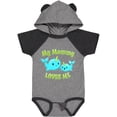 thumbnail image 3 of Inktastic My Mommy Loves Me Cute Narwhal Boys or Girls Baby Bodysuit, 3 of 5
