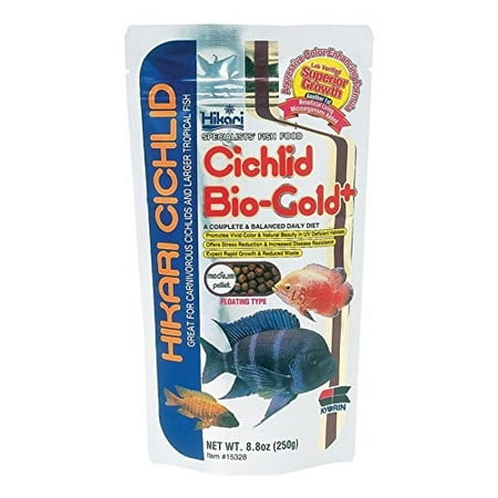 - Hikari Cichlid Bio-Gold Plus Medium Pellet Fish Food, 8.8 Oz