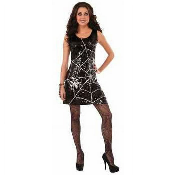 SEQUIN SPIDER WEB DRESS-XS/S