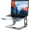 C-Gray, variant on LS03 Aluminum Laptop Stand, Ergonomic Detachable Computer Stand, Notebook Riser, Laptop Mount Compatible with Air, Pro, Dell, HP, Lenovo More 10-15.6" Laptops, Silver