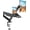 Laptop Monitor Mount, variant on Laptop Mount Stand, 2 in 1 Function   Arms Desk Mount for 13"-18" Notebook and 17"-32"  with Laptop Tray,Holds up to 22lbs