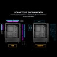 thumbnail image 4 of GABINETE GAMDIAS ATHENA M6 LITE NEGRO ATX ARGB CRISTAL, 4 of 5