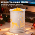 thumbnail image 3 of UNTIMATY Christmas Wax Warmer Electric Wax Melt Warmer for Scented Wax Fragrance Candle Oil Burner Melting Night Light for Gift, 3 of 10