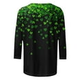 thumbnail image 5 of xixinqiwan St. Patricks Day Shirt for Women,Womens Love Lucky Clover Saint Patricks Day Cute Irish St Patty Shamrock T Shirt, 5 of 6