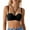 Black, variant on 2PC Push Up Bra for Soft Support Breathable Lightweight Smooth Fabric Balconette Bra,Red,32