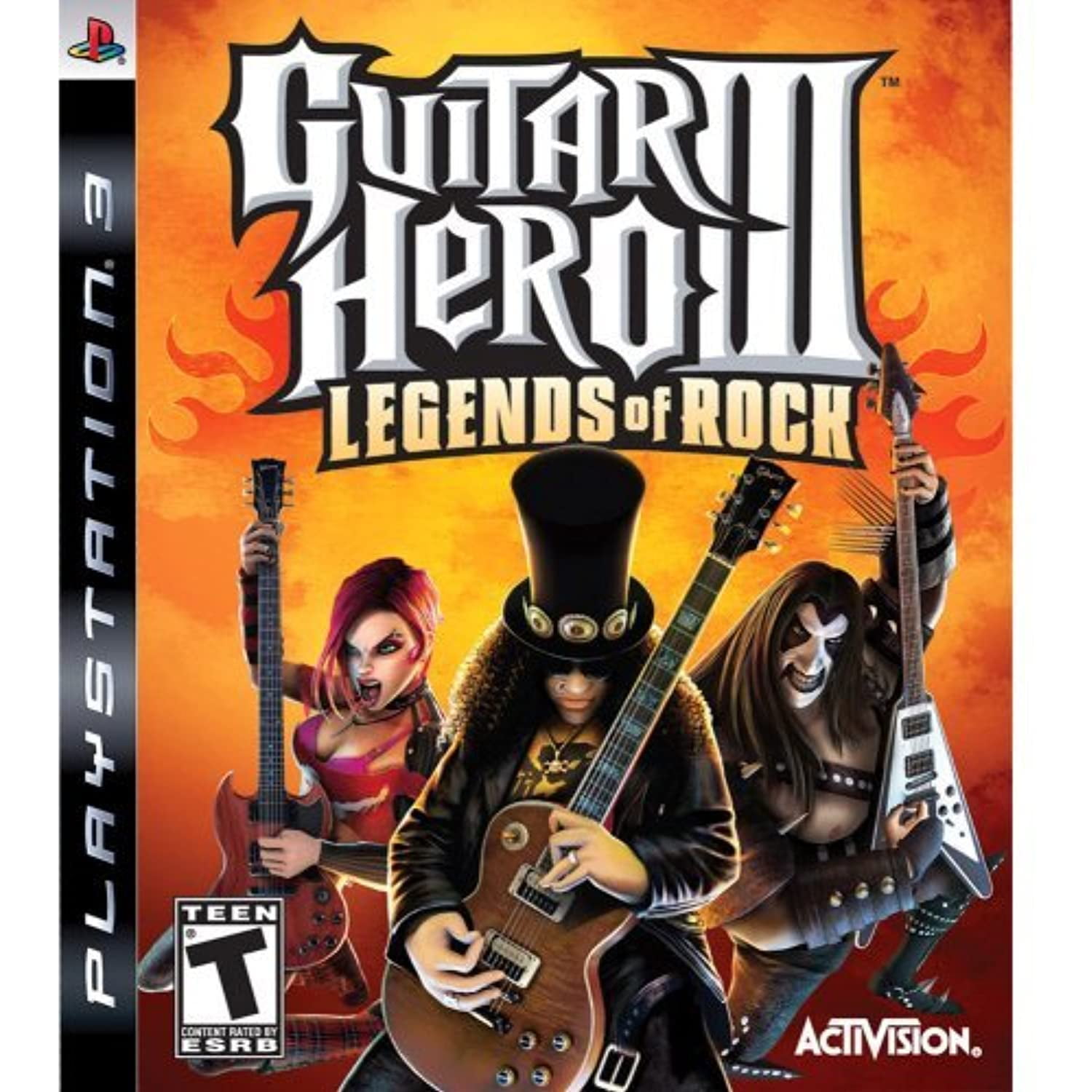 Activision, Guitar Hero III Legends of Rock Bundle, PlayStation 3