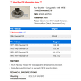 thumbnail image 2 of Fan Clutch - Compatible with 1975 - 1986 Chevy C10 1976 1977 1978 1979 1980 1981 1982 1983 1984 1985, 2 of 2