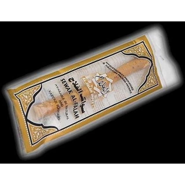 Sewak Al-Falah: Miswak (cepillo de dientes natural tradicional) (paquete de 1)