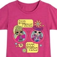thumbnail image 3 of LOL OMG! Good Friends, Good Vibes Besties - Toddler & Youth Girls Short Sleeve Graphic T-Shirt, 3 of 5