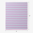 thumbnail image 7 of Mainstays Kids Tufted Pink and Light Purple Stripe Washable Area Rug, 8' x 10', 7 of 7