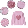 thumbnail image 4 of Beautyzll Chandail 100 % Coton pour Filles 4-10 Ans, Chandail Tricoté à Col Rond pour Noël, 4 of 9