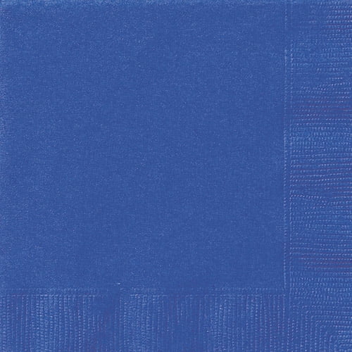 Way to Celebrate! Electric Blue Paper Napkins, 6.5in, 24ct