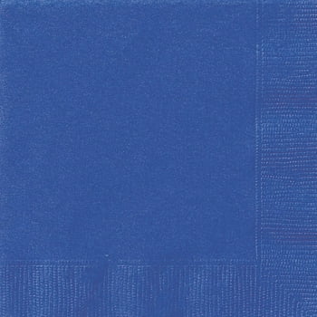 Way to Celebrate! Electric Blue Paper Napkins, 6.5in, 24ct
