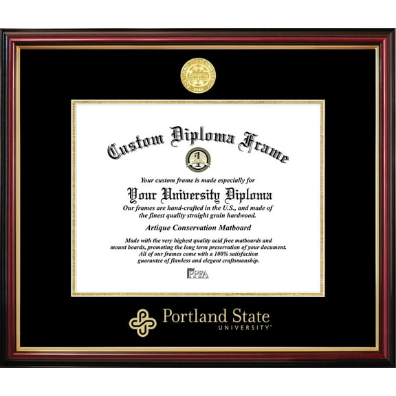 Portland State Petite Diploma Frame