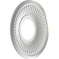 thumbnail image 4 of Ekena Millwork 10"OD x 3 1/2"ID x 3/4"P Berkshire Thermoformed PVC Ceiling Medallion (Fits Canopies up to 4 1/2"), Metallic Silver, 4 of 10