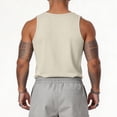 thumbnail image 6 of GrmtClth Mens 250 Years Usa Tank Top Anniversary American Flag Pattern Tee Gym Sleeveless Tops Trend 1776-2026 Print Shirts Khaki 3XL, 6 of 6