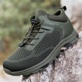 thumbnail image 7 of NOKIO Men Knit Walking Sneakers Breathable Wide Toe Athlet𝗂c Shoes with Adjustable Elastic Strap, Non-S𝗅ip Durab𝗅e Hiking Shoes Summer Lightweight Running Shoes for Back to College, 7 of 7