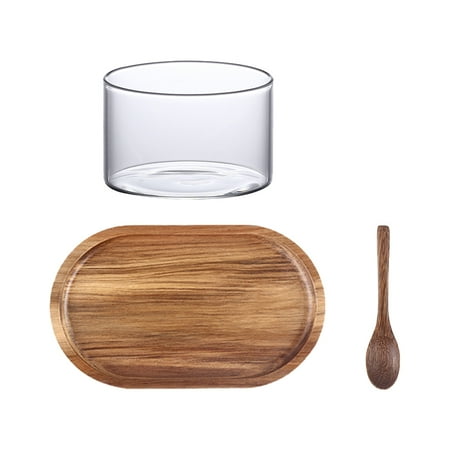 

COOPHYA Dry Fruits Serving Tray Oval Wood 1 Set 7.9x4.7in