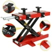 440 LBS Capacity Adjustable Hydraulic Dirt Bike Lift Stand Jack For Motorcycle Hoist | 11.8x12.4 Inch Base
