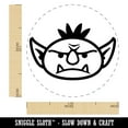 thumbnail image 2 of Goblin Male Character Face Self-Inking Rubber Stamp Ink Stamper - Black Ink - Medium 1 Inch, 2 of 7
