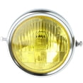 thumbnail image 2 of Universal 7,5 pulgadas forma redonda motocicleta  claro bombilla para Plata + Amarillo Sharpla Faro retro de la motocicleta, 2 of 8