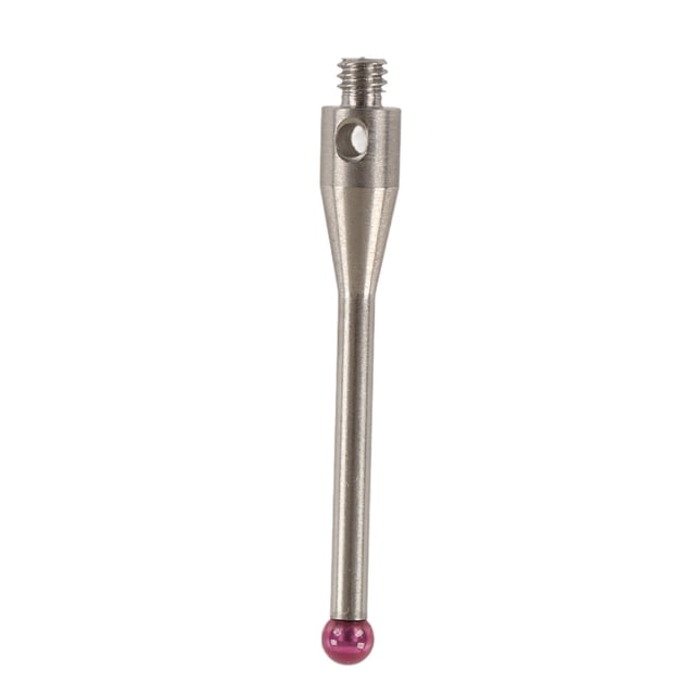Sonda CMM con aguja, rosca M2, vástago de carburo de tungsteno de alta rigidez, herramienta de sonda táctil CMM recta 3603