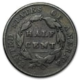 thumbnail image 2 of 1825 Half Cent VG, 2 of 2