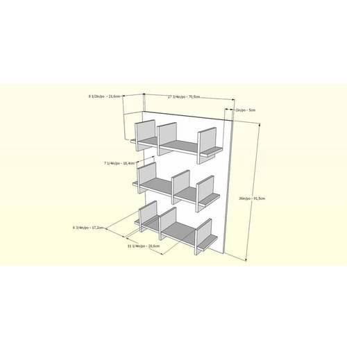 Nexera Allure Bookcase Wall Panel, Ebony