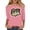 Pink, variant on Summer T Shirts For Women Crew Neck 3/4 Length Sleeve Pullover Tops 1976 Graphic Print Casual Comfy Tees (XL, Pink)