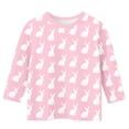 thumbnail image 5 of jobturf Easter Shirts for Girls Cute Bunny Eggs Graphic Tees Holiday Party Spring Summer Blouses 3/4 Sleeve Tops Size 3-12 Years, 5 of 5