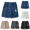 thumbnail image 3 of Waffle Design Loose Fit Men's Shorts Perfect for Vacations and Leisure Time, 3 of 10