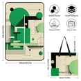 thumbnail image 2 of Colored Grid Geometry Outdoor Picnic Blanket, Foldable Waterproof Beach Mat, Portable Beach Blanket for Beach Camping, Hiking, Family Concerts, 2 of 8