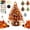 Autumn, variant on DIY Beaded Christmas Tree Kit 3D Crystal Bead Pearl Holiday Craft, Christmas Autumn Winter & Halloween Themes Handmade Kits, Warm Glow Tabletop Decor Set, Creative Sparkling Xmas Decoration