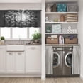 thumbnail image 3 of LALILO Kitchen Curtain Valance Fractal Psychedelic Magic Rod Pocket Window Curtain 52"x 18" Set of 2, 3 of 7