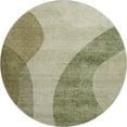 thumbnail image 2 of Addison Rugs Mayfield Washable Transitional Art Deco Beige Round Rug, 8' x 8', 2 of 5