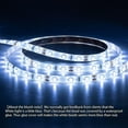 thumbnail image 2 of JUNWEN 50ft White Led Strip Lights, 12V Outdoor Strip Lights Waterproof Flexible Led Light Strip Indoor Plug in Cuttable SMD2835 Dimmable Led Strip Light for Bedroom Cabinet Kitchen TV Hallway C108, 2 of 3