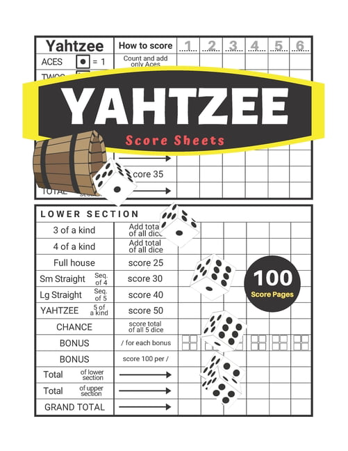 yahtzee score sheets v14 yahtzee score pads for dice