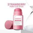 thumbnail image 6 of Strawberry Mud Mask Stick for Brightening Dull Skin, Portable Washable Face Mask for Even Tone, Exfoliating Clay Stick – 40g, 6 of 7