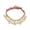 A, variant on Faux Pearl Dog Collar Adjustable Pet Necklace Soft Ceramic Beads for Small Medium Dogs and Cats with Secure ABS Build and Lightweight Design 11.81x0.47in