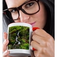 thumbnail image 2 of 3drose, Trillium Falls, Prairie Creek Redwood State Park, California, 11oz Two-tone Red Mug, 2 of 6