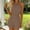 *Brown, variant on Women’s Halter Neck Sleeveless Backless Short Jumpsuit,Casual Summer One Piece Outfit Beige,Women's Plus S