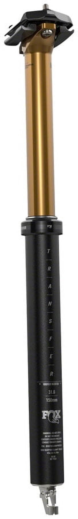 FOX KASHIMA COAT TRANSFER Φ31.6 150mm FOX Transfer SL Factory Dropper Seatpost - 31.6, 150 mm, Internal