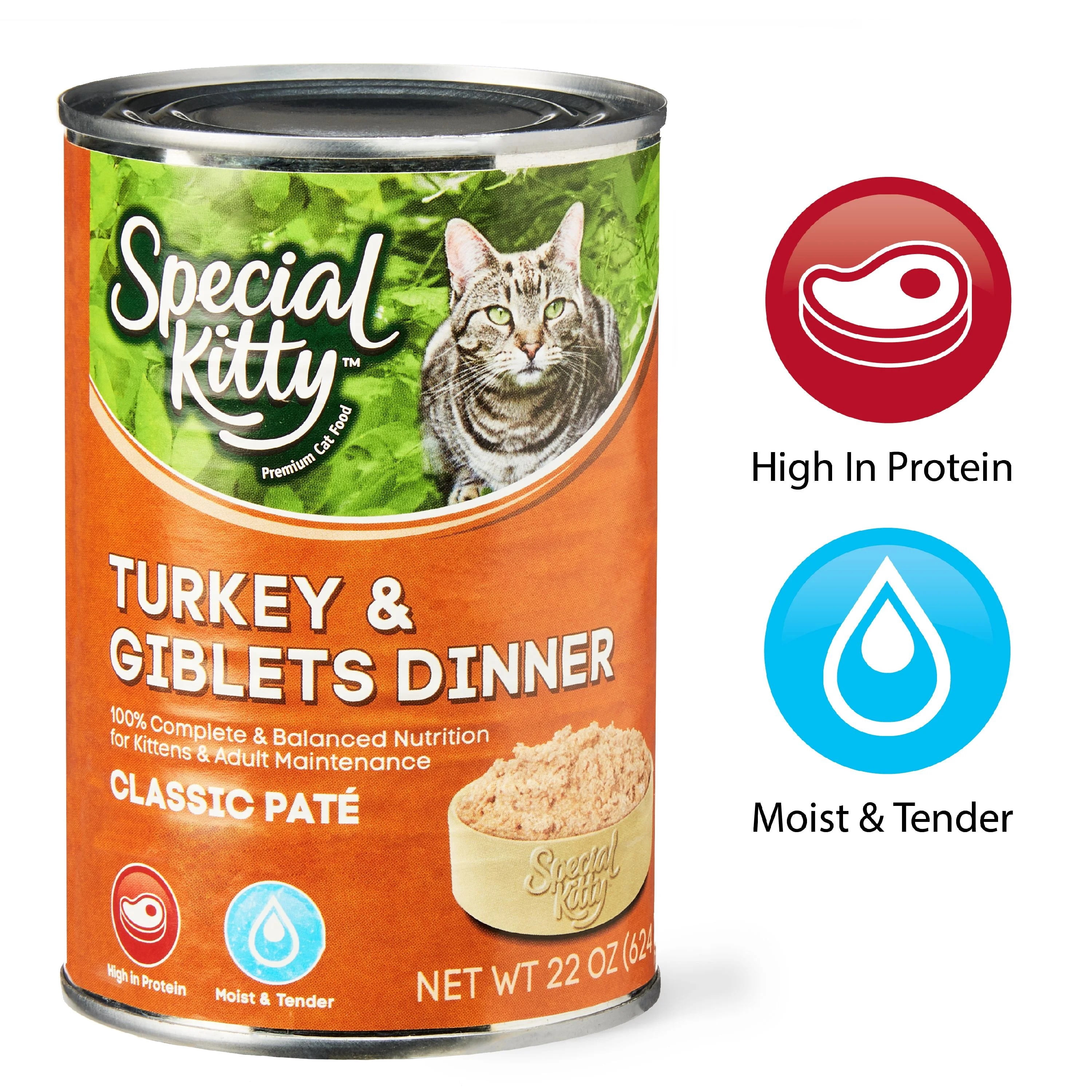 Special Kitty Turkey and Giblets Dinner Classic Pate, 22 oz