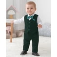 thumbnail image 2 of Disfraz de bautizo para niños pequeños DISAUR de 12 a 18 meses, color verde, 2 of 4