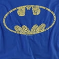 thumbnail image 2 of Batman Word Logo Women's T Shirt, Royal, Small, 2 of 6